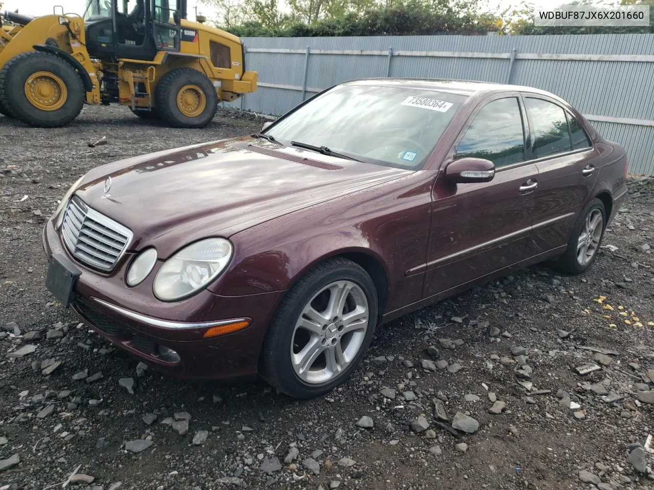 2006 Mercedes-Benz E 350 4Matic VIN: WDBUF87JX6X201660 Lot: 73580364