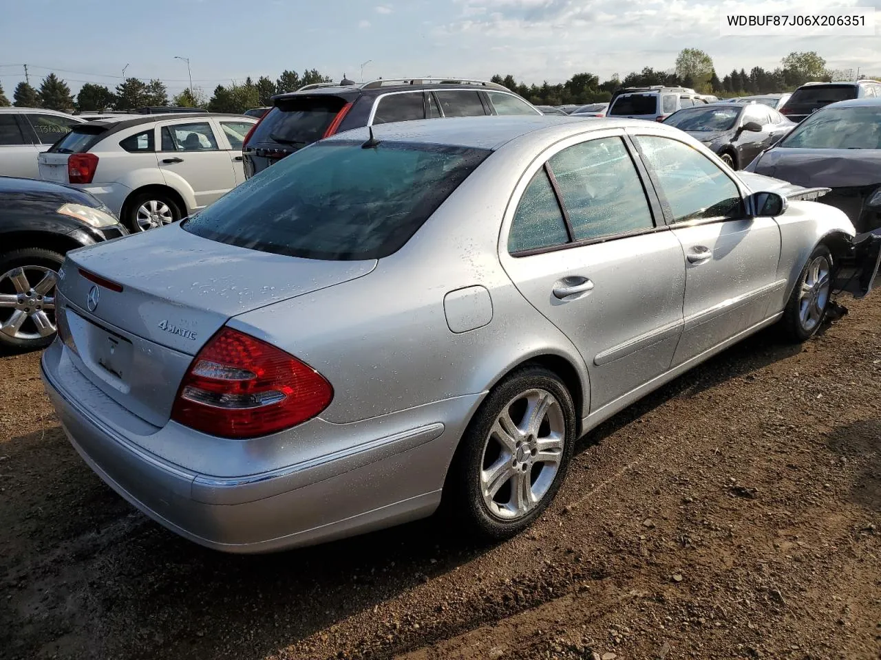 2006 Mercedes-Benz E 350 4Matic VIN: WDBUF87J06X206351 Lot: 74280654