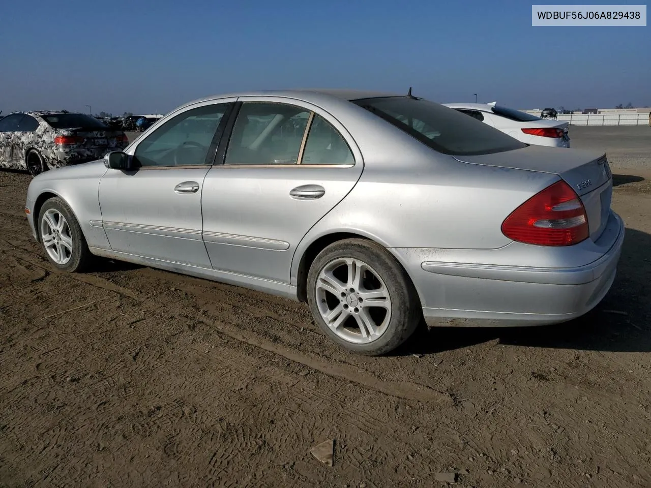 2006 Mercedes-Benz E 350 VIN: WDBUF56J06A829438 Lot: 74506954