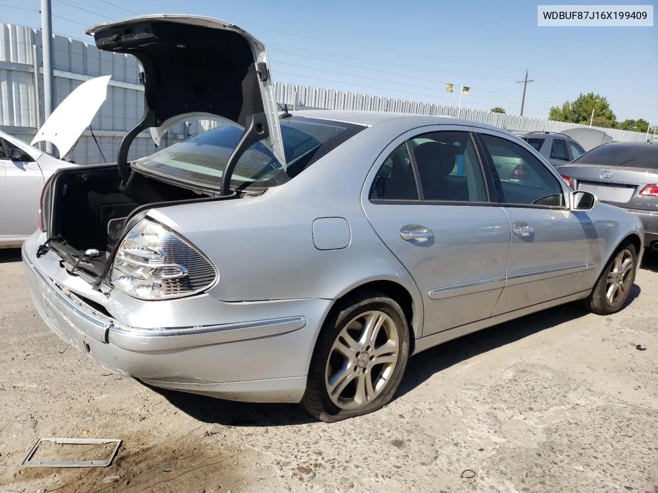 2006 Mercedes-Benz E 350 4Matic VIN: WDBUF87J16X199409 Lot: 74588224