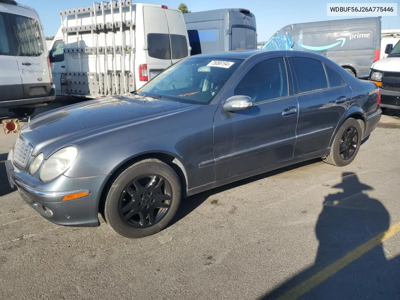 2006 Mercedes-Benz E 350 VIN: WDBUF56J26A775446 Lot: 75066194