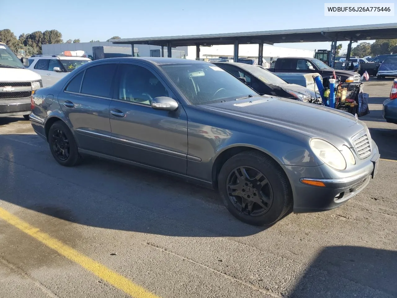 2006 Mercedes-Benz E 350 VIN: WDBUF56J26A775446 Lot: 75066194