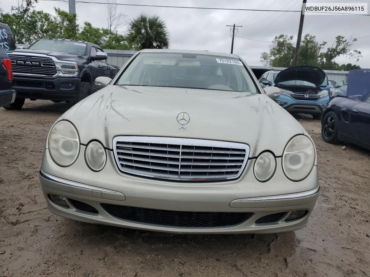 2006 Mercedes-Benz E 320 Cdi VIN: WDBUF26J56A896115 Lot: 75122194