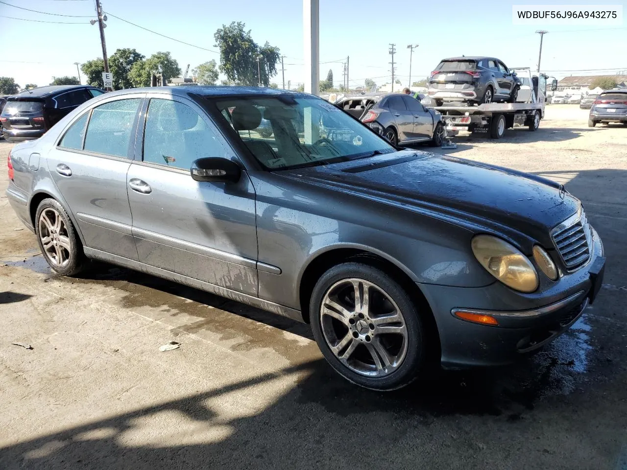 2006 Mercedes-Benz E 350 VIN: WDBUF56J96A943275 Lot: 75463404