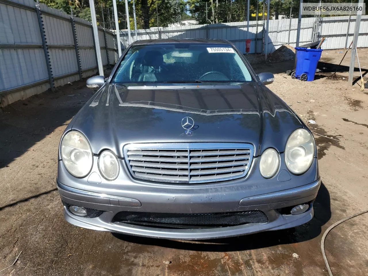 2006 Mercedes-Benz E 350 VIN: WDBUF56JX6A826160 Lot: 75505134