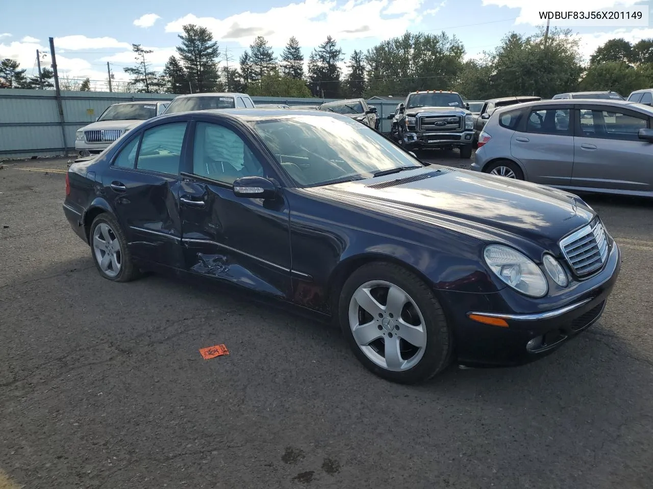 2006 Mercedes-Benz E 500 4Matic VIN: WDBUF83J56X201149 Lot: 75516864