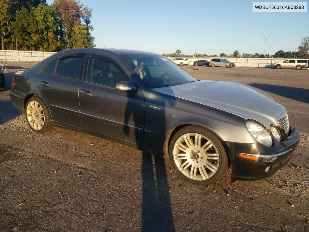 2006 Mercedes-Benz E 350 VIN: WDBUF56J16A808288 Lot: 75563354