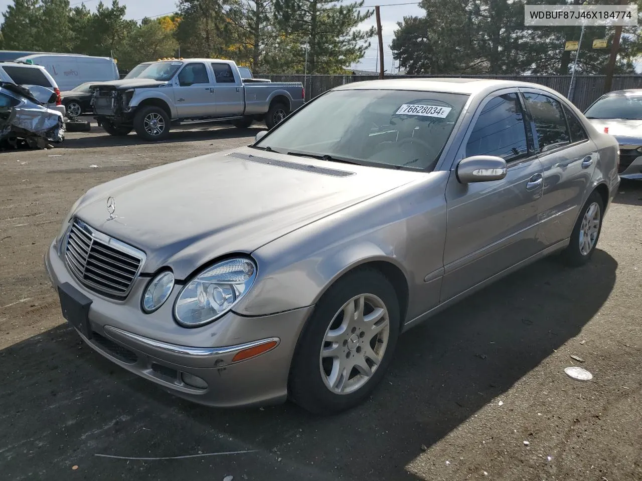 2006 Mercedes-Benz E 350 4Matic VIN: WDBUF87J46X184774 Lot: 76628034