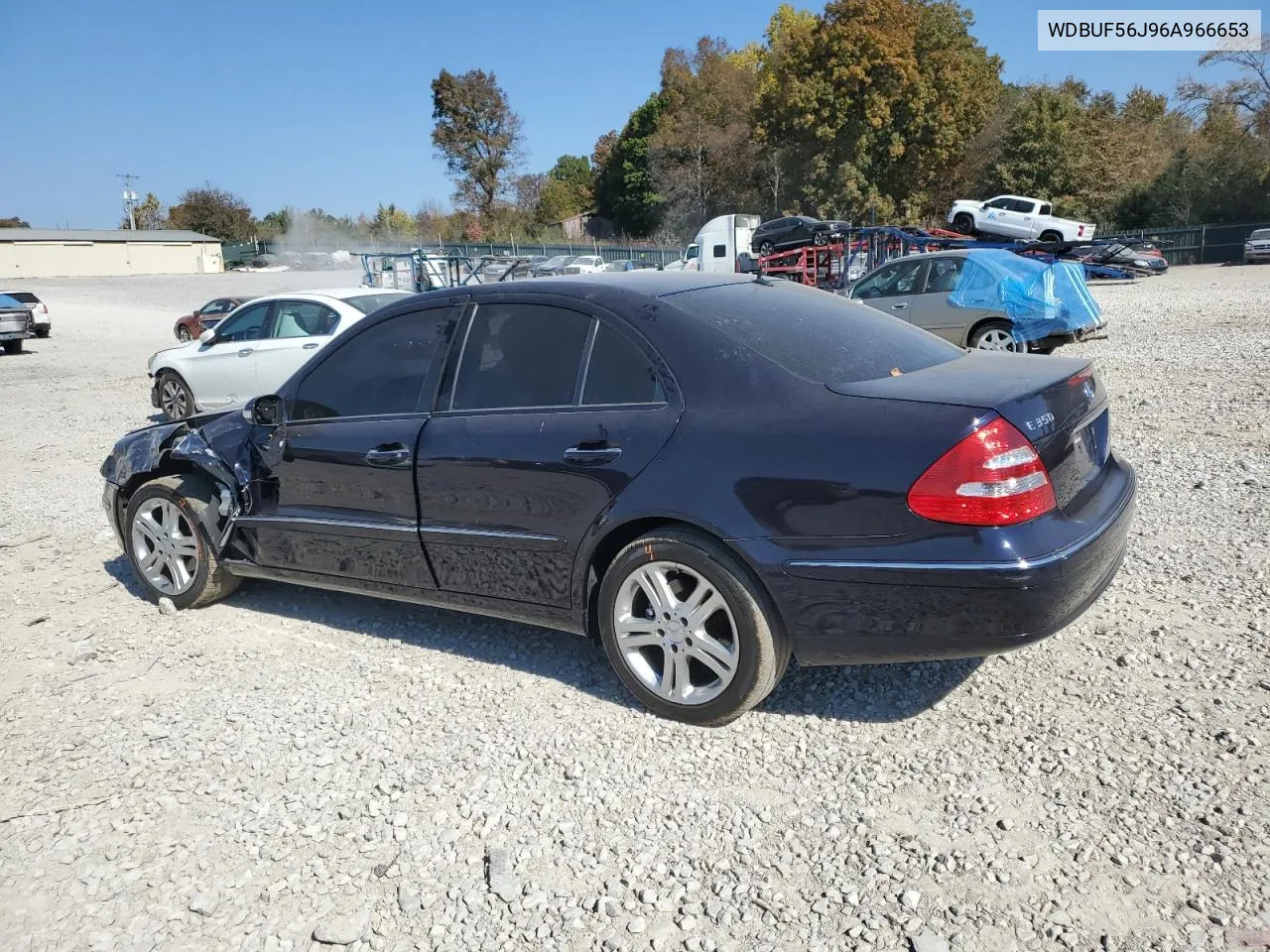 2006 Mercedes-Benz E 350 VIN: WDBUF56J96A966653 Lot: 77778984