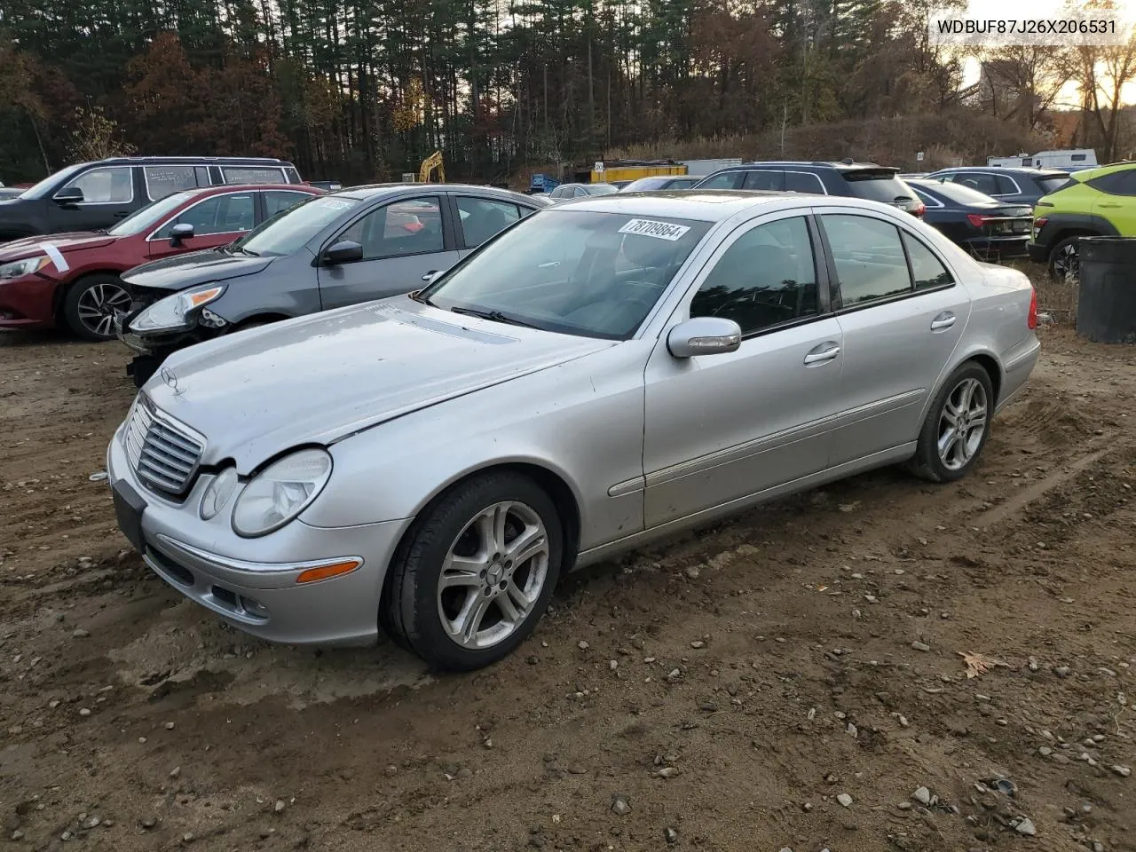 2006 Mercedes-Benz E 350 4Matic VIN: WDBUF87J26X206531 Lot: 78709864