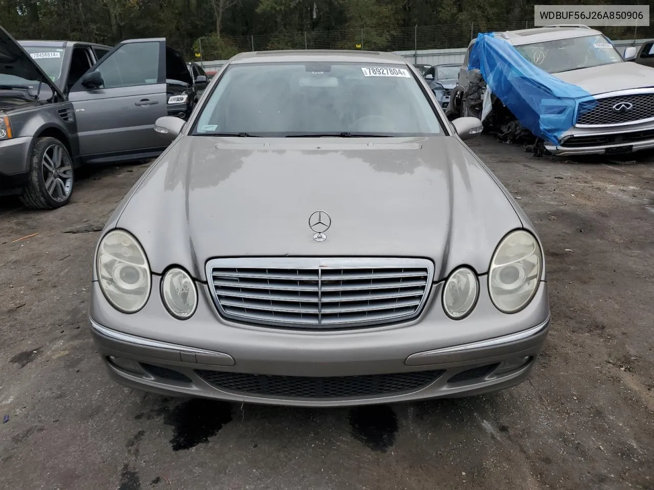 2006 Mercedes-Benz E 350 VIN: WDBUF56J26A850906 Lot: 78927804