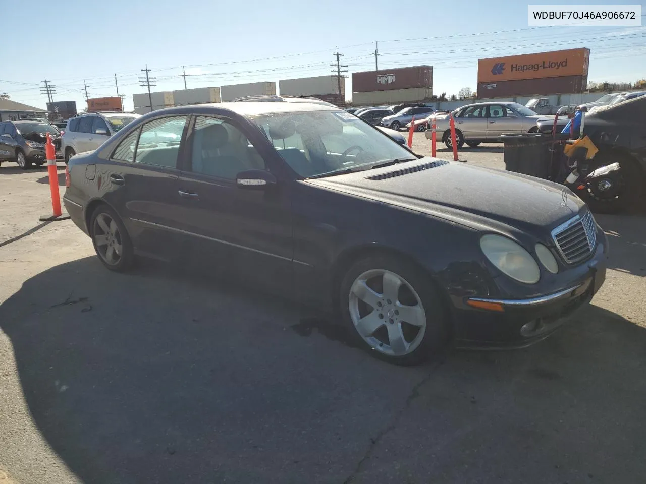 2006 Mercedes-Benz E 500 VIN: WDBUF70J46A906672 Lot: 79275444