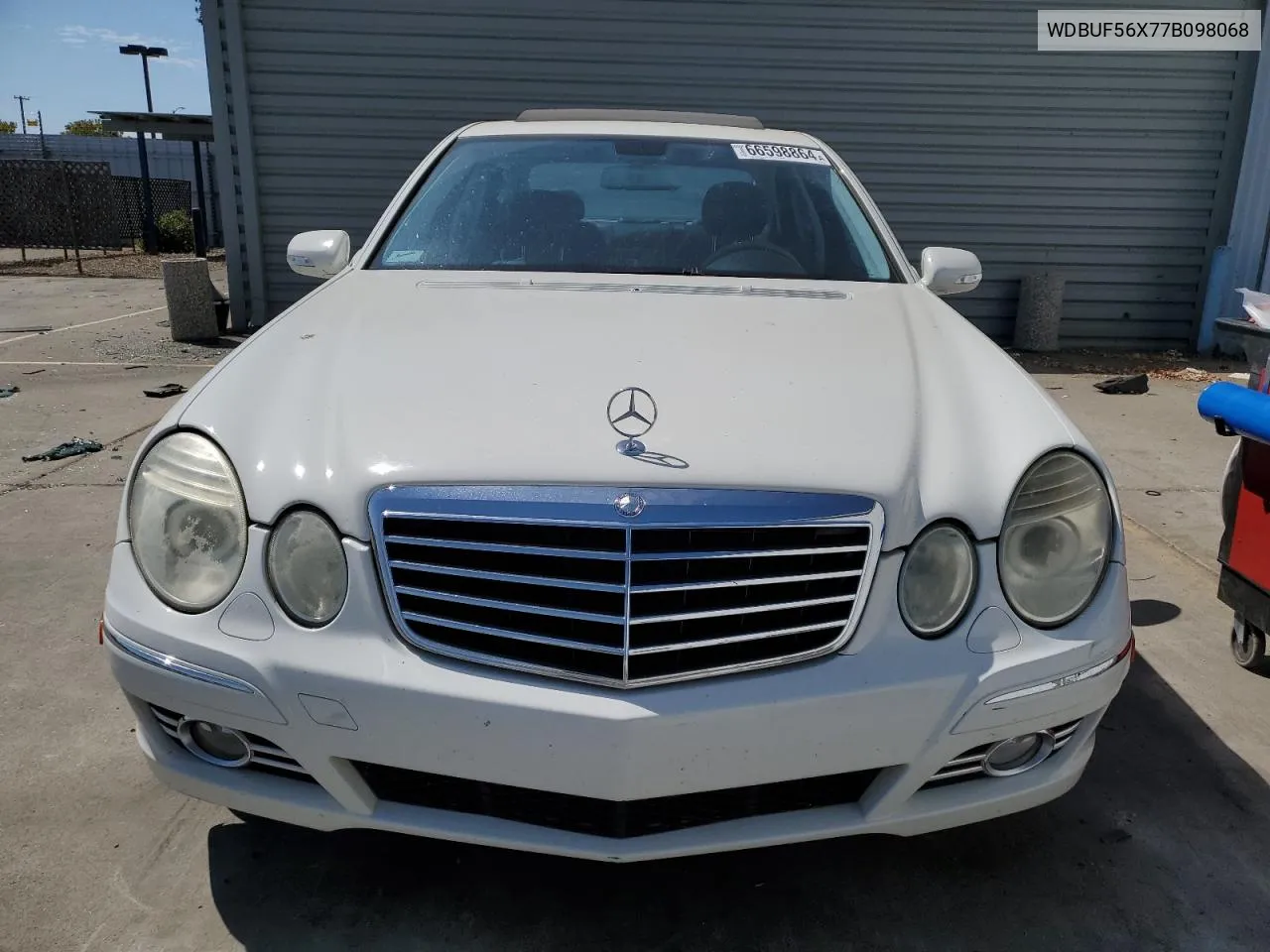 2007 Mercedes-Benz E 350 VIN: WDBUF56X77B098068 Lot: 66598864