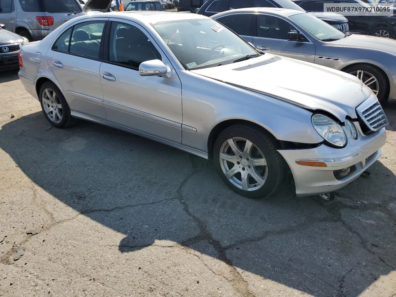 2007 Mercedes-Benz E 350 4Matic VIN: WDBUF87X97X210095 Lot: 68279504