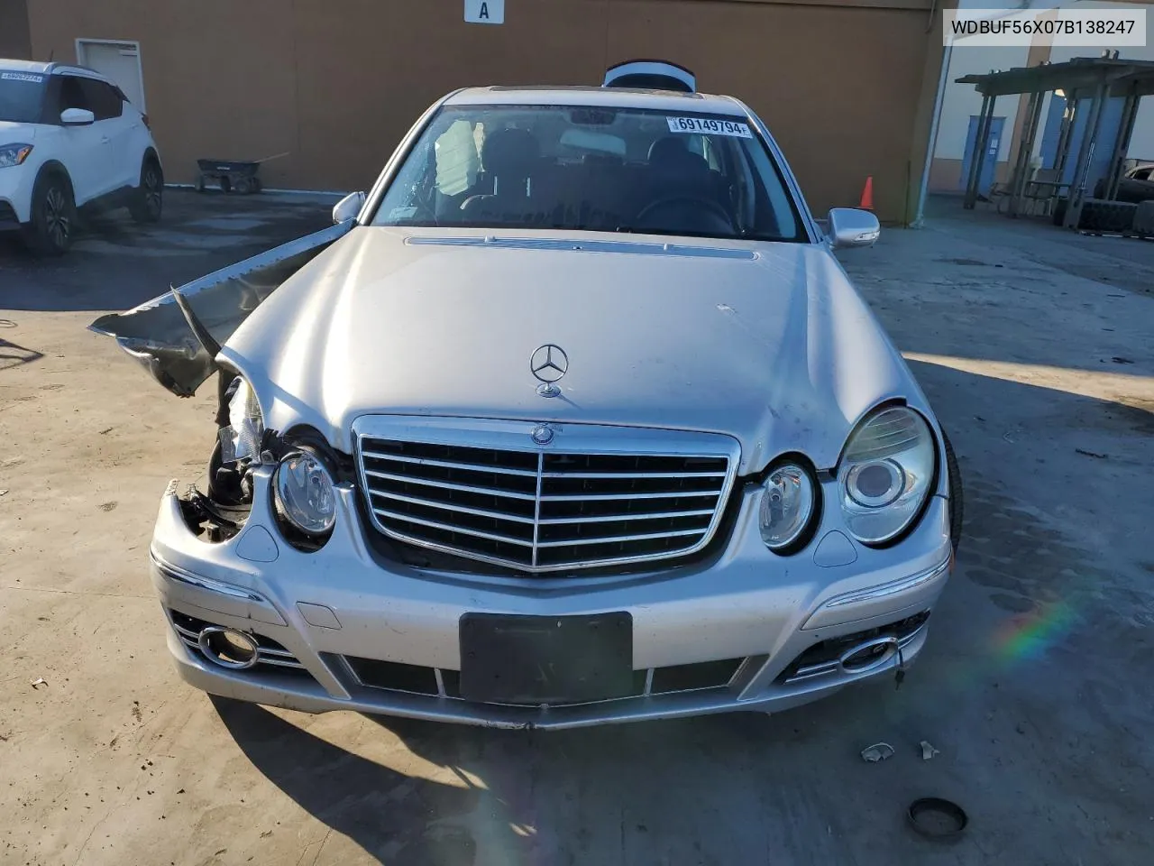 2007 Mercedes-Benz E 350 VIN: WDBUF56X07B138247 Lot: 69149794