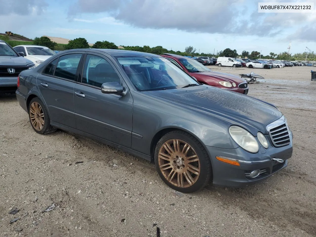 2007 Mercedes-Benz E 350 4Matic VIN: WDBUF87X47X221232 Lot: 69778644