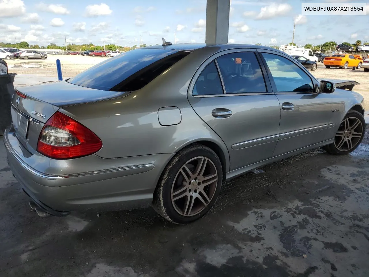 WDBUF90X87X213554 2007 Mercedes-Benz E 550 4Matic