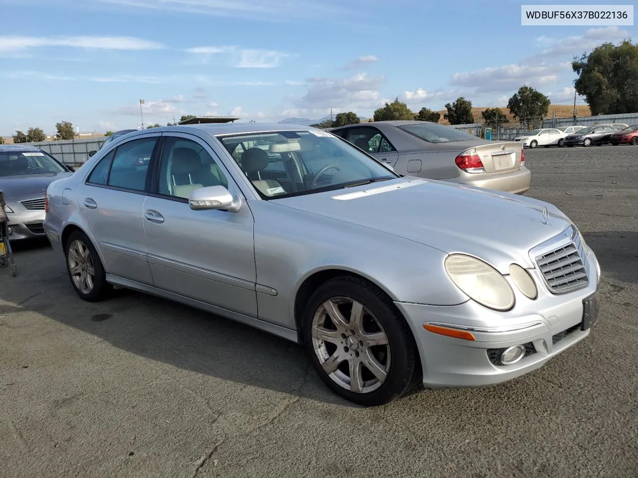 WDBUF56X37B022136 2007 Mercedes-Benz E 350