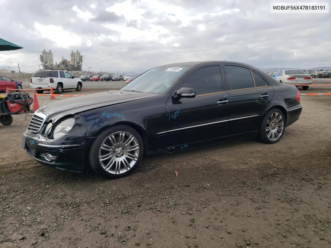 2007 Mercedes-Benz E 350 VIN: WDBUF56X47B183191 Lot: 71759904