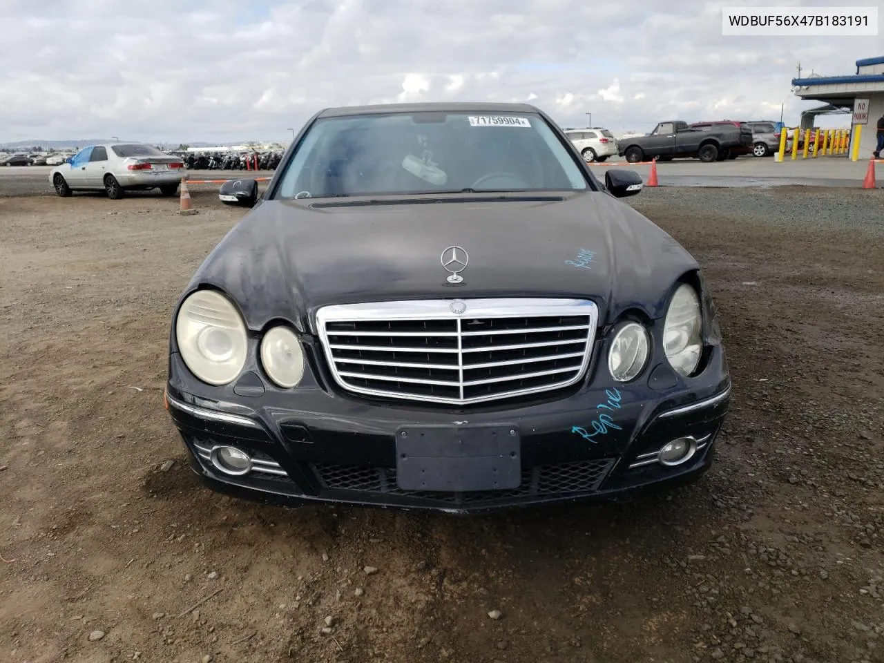 2007 Mercedes-Benz E 350 VIN: WDBUF56X47B183191 Lot: 71759904