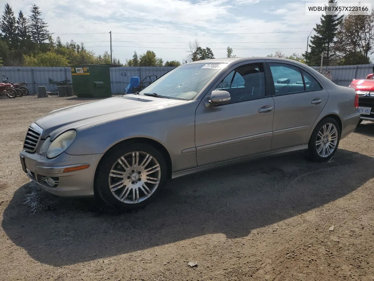 2007 Mercedes-Benz E 350 4Matic VIN: WDBUF87X57X223166 Lot: 71770384