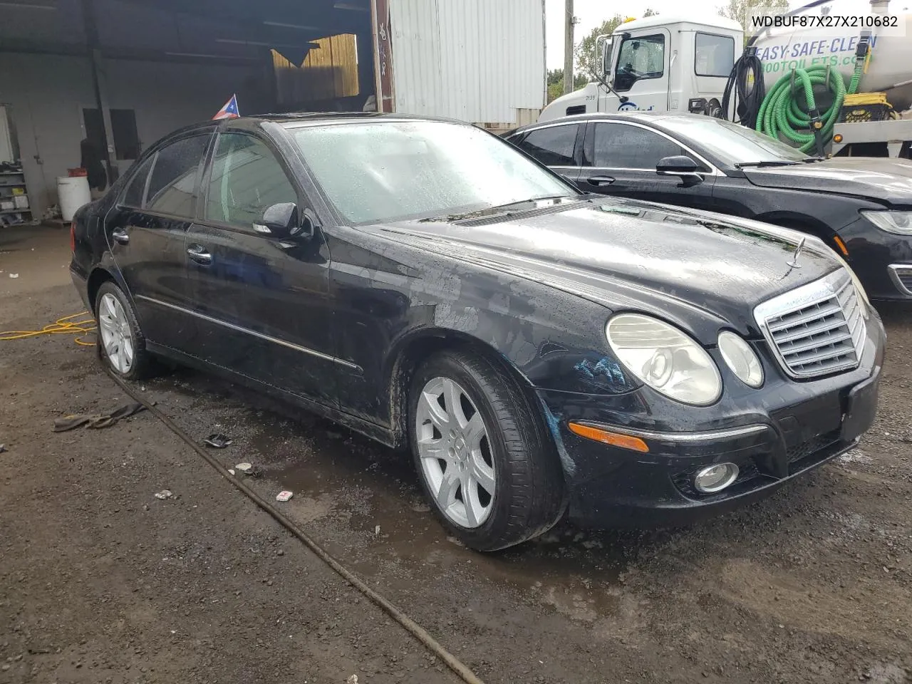 2007 Mercedes-Benz E 350 4Matic VIN: WDBUF87X27X210682 Lot: 72138184