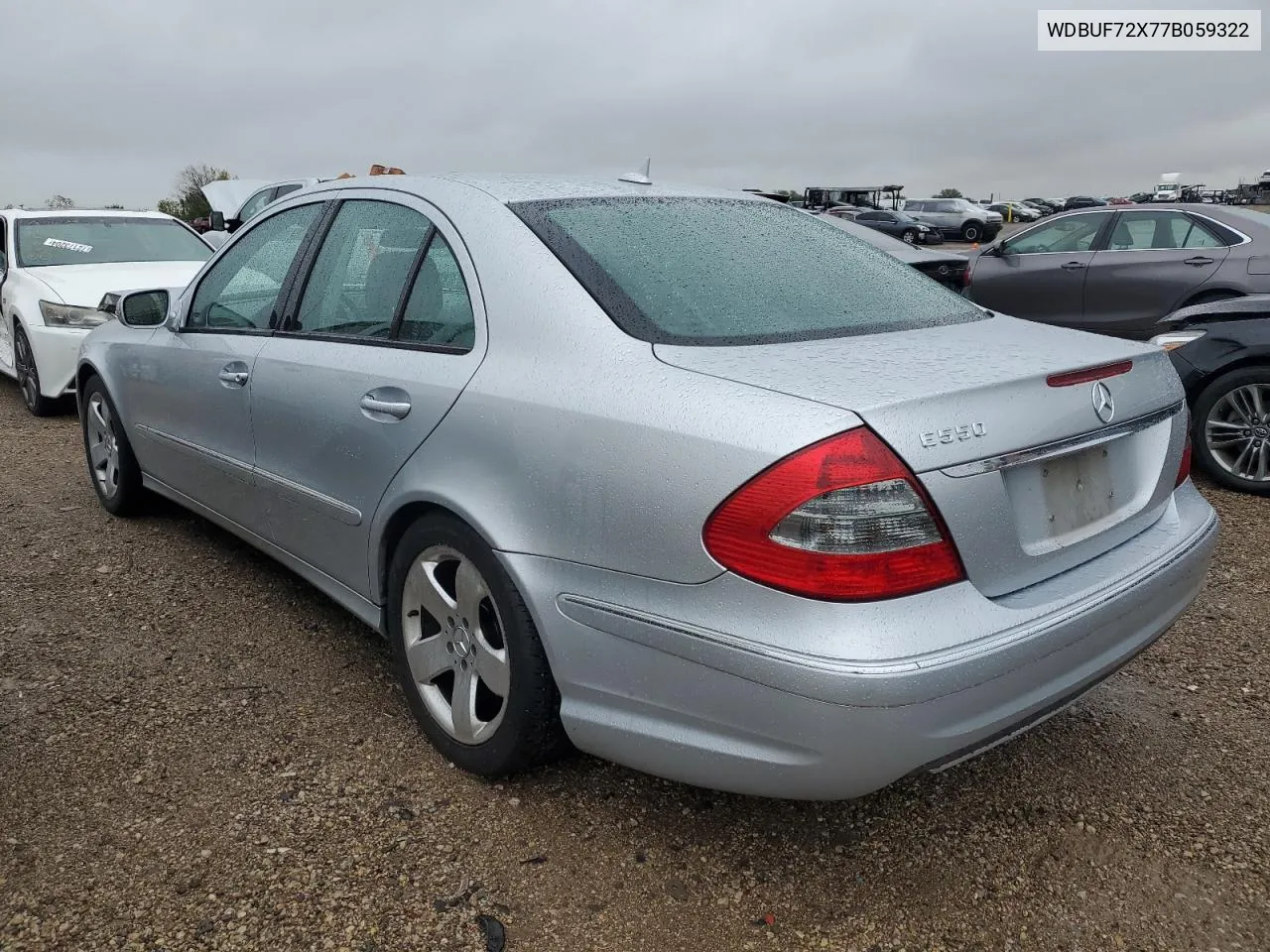 2007 Mercedes-Benz E 550 VIN: WDBUF72X77B059322 Lot: 72271754