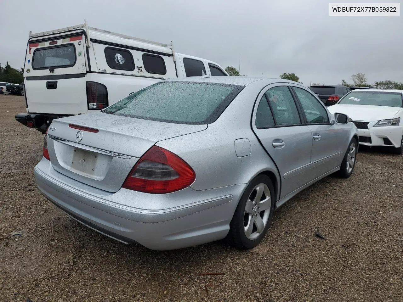 2007 Mercedes-Benz E 550 VIN: WDBUF72X77B059322 Lot: 72271754