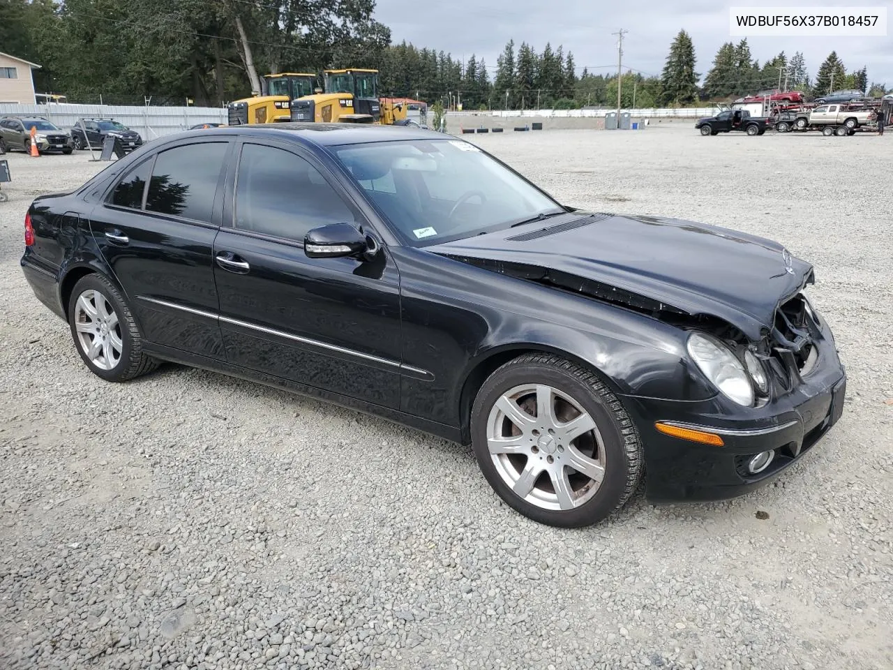 2007 Mercedes-Benz E 350 VIN: WDBUF56X37B018457 Lot: 72656484