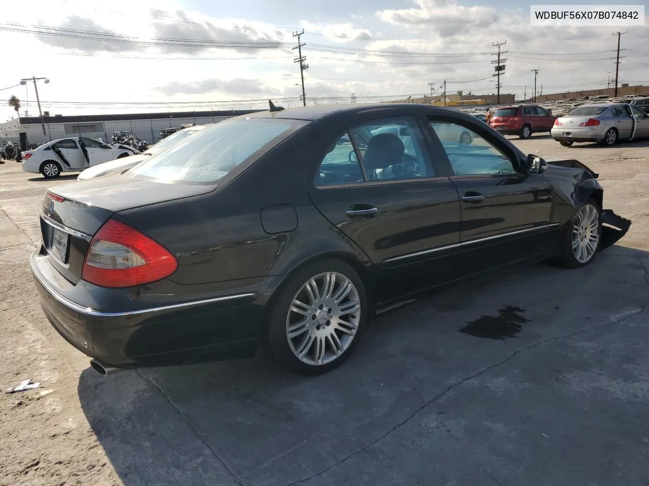 2007 Mercedes-Benz E 350 VIN: WDBUF56X07B074842 Lot: 73383433