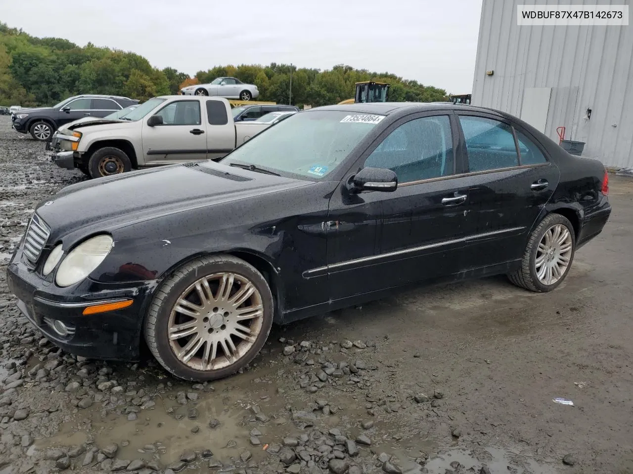 2007 Mercedes-Benz E 350 4Matic VIN: WDBUF87X47B142673 Lot: 73524864