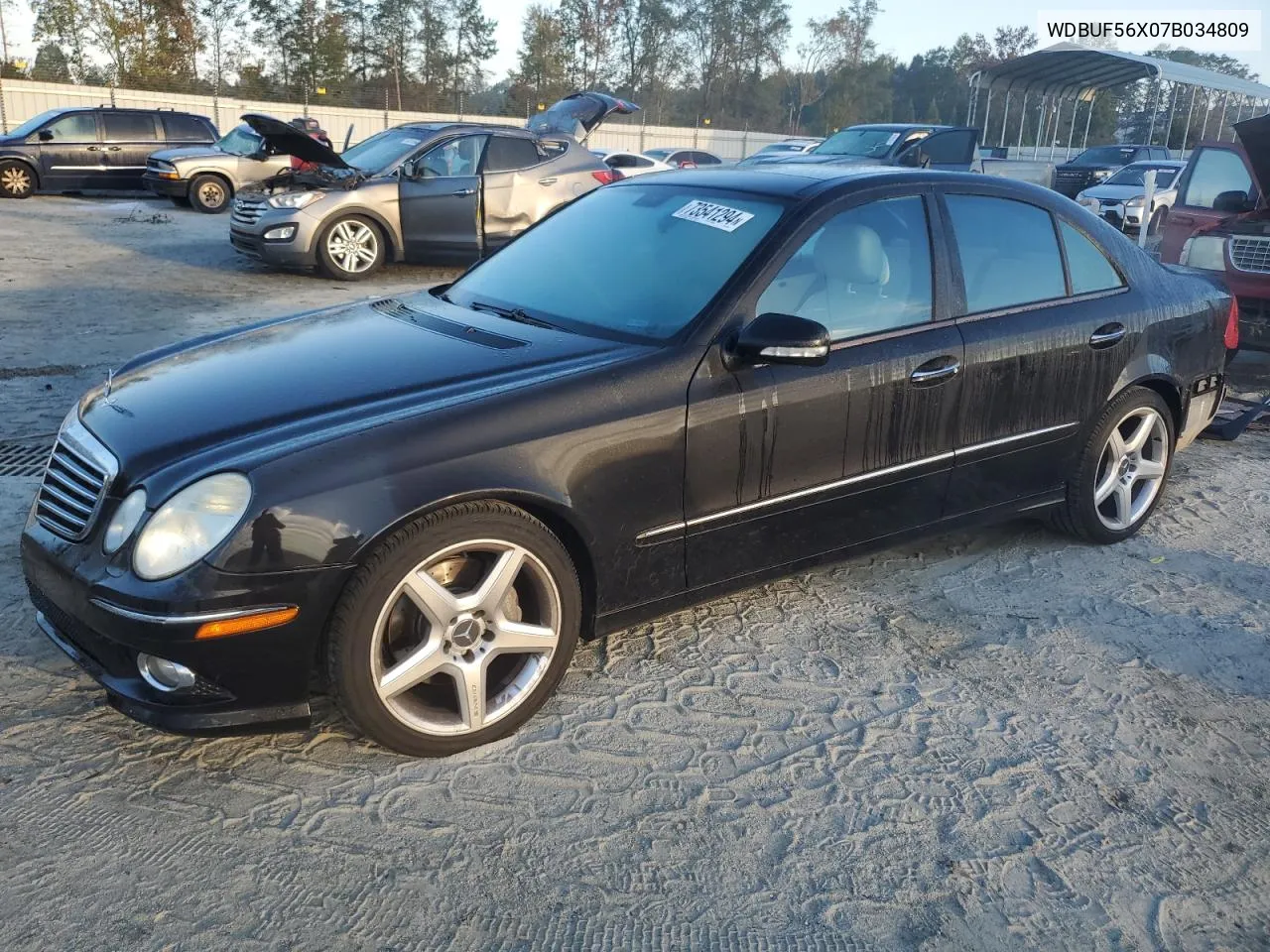 2007 Mercedes-Benz E 350 VIN: WDBUF56X07B034809 Lot: 73541294