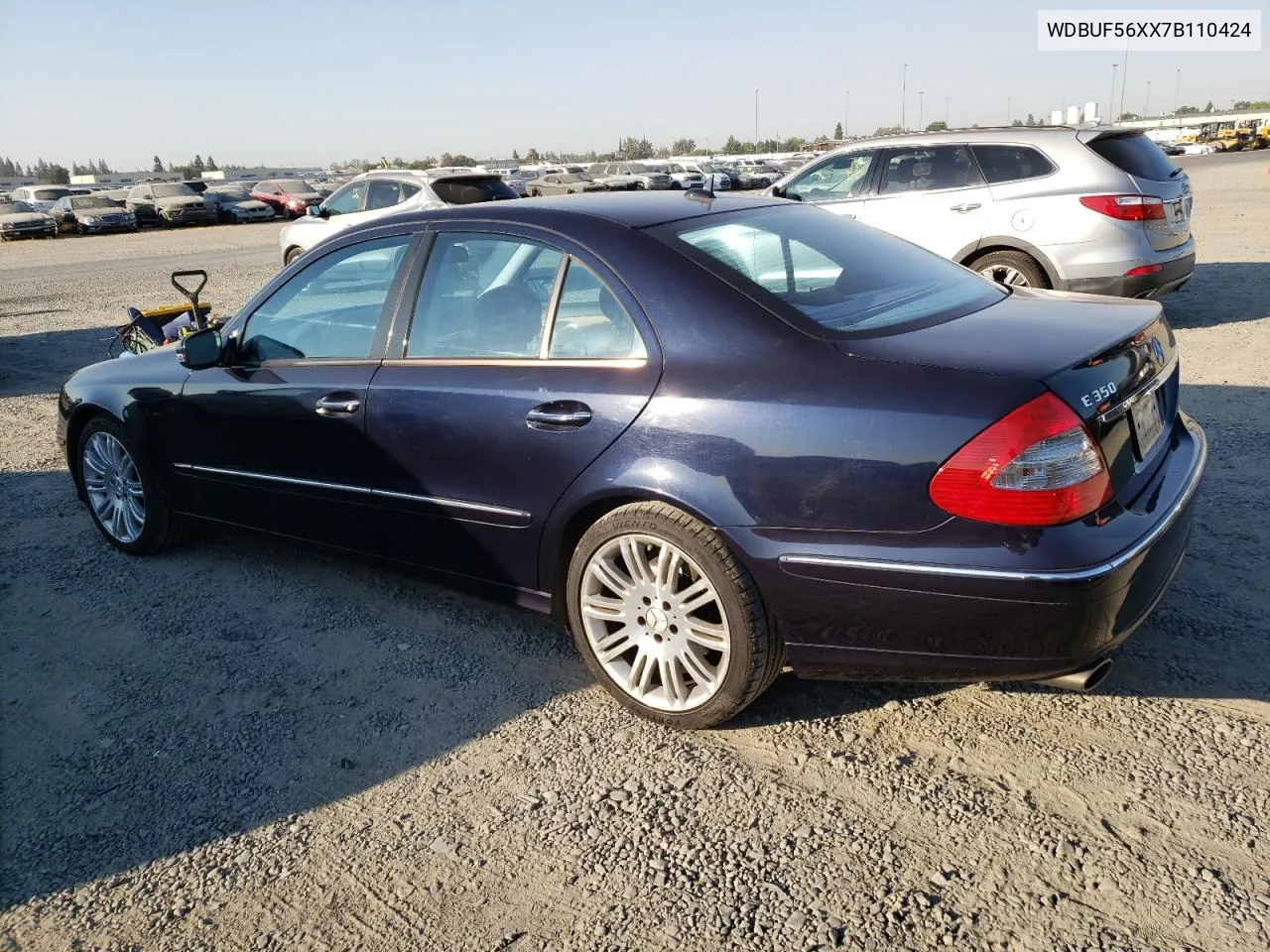 2007 Mercedes-Benz E 350 VIN: WDBUF56XX7B110424 Lot: 73758414