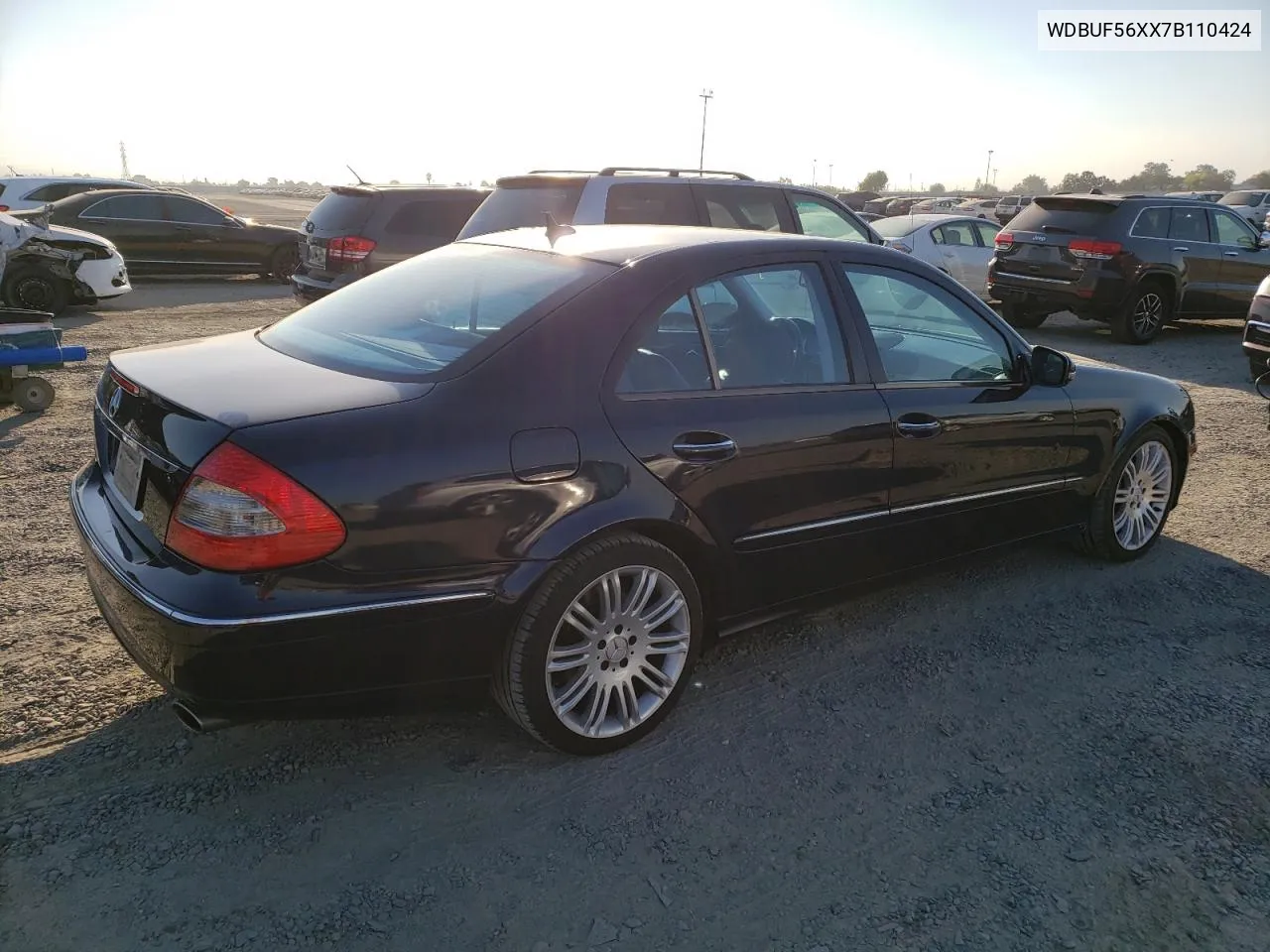 2007 Mercedes-Benz E 350 VIN: WDBUF56XX7B110424 Lot: 73758414