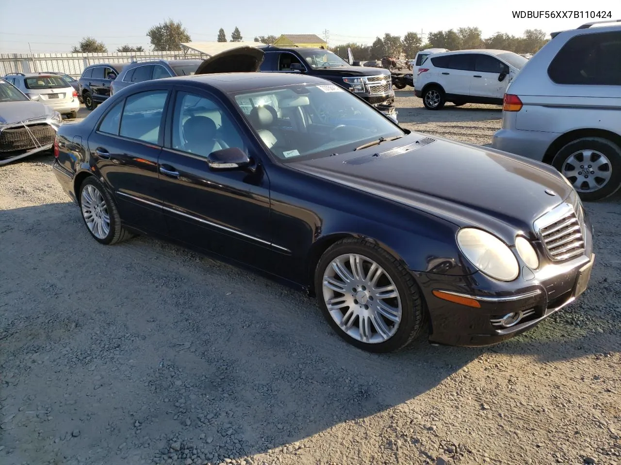 2007 Mercedes-Benz E 350 VIN: WDBUF56XX7B110424 Lot: 73758414