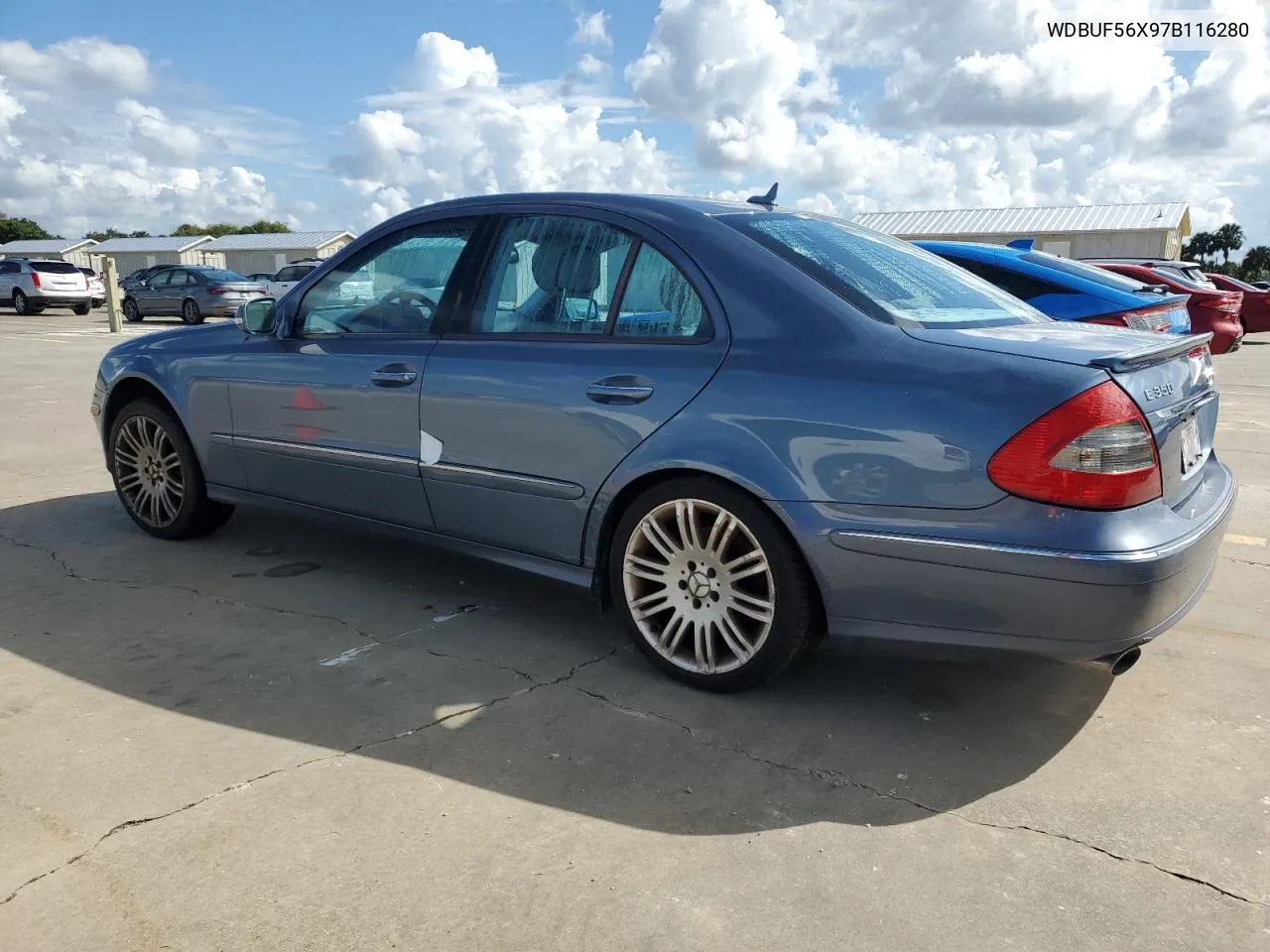 2007 Mercedes-Benz E 350 VIN: WDBUF56X97B116280 Lot: 74200434