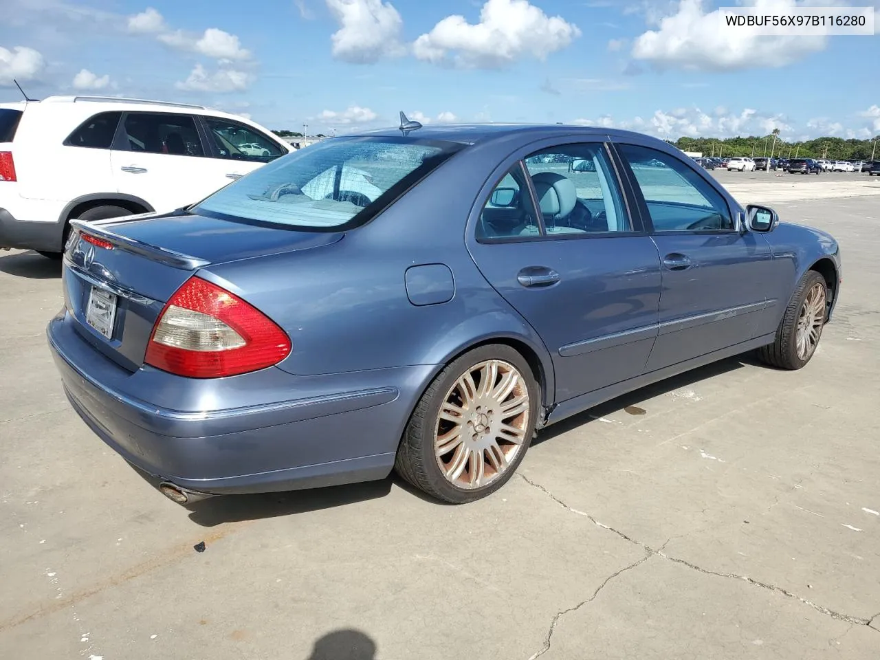 2007 Mercedes-Benz E 350 VIN: WDBUF56X97B116280 Lot: 74200434