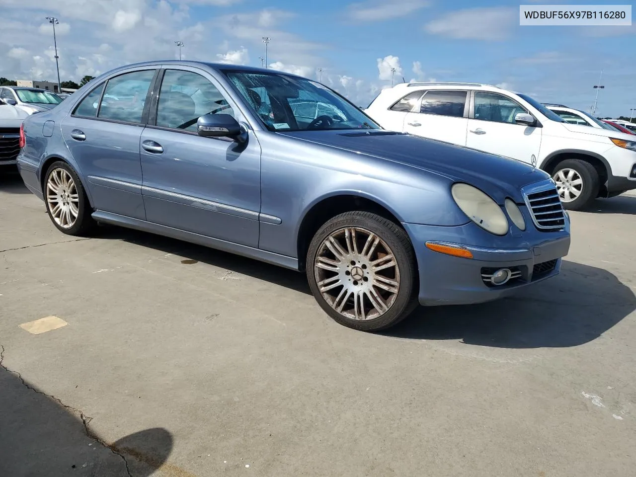 2007 Mercedes-Benz E 350 VIN: WDBUF56X97B116280 Lot: 74200434