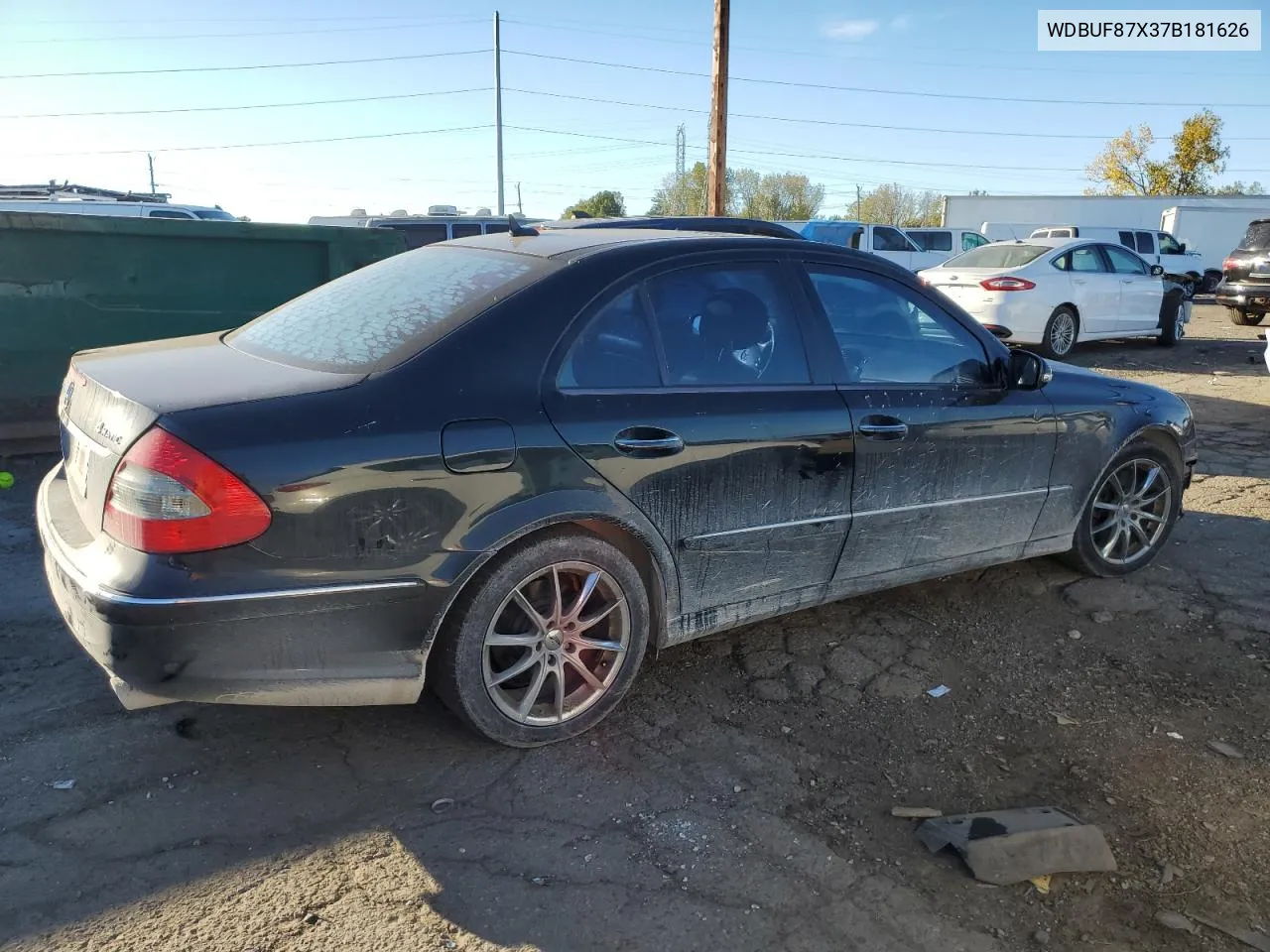 2007 Mercedes-Benz E 350 4Matic VIN: WDBUF87X37B181626 Lot: 74816504