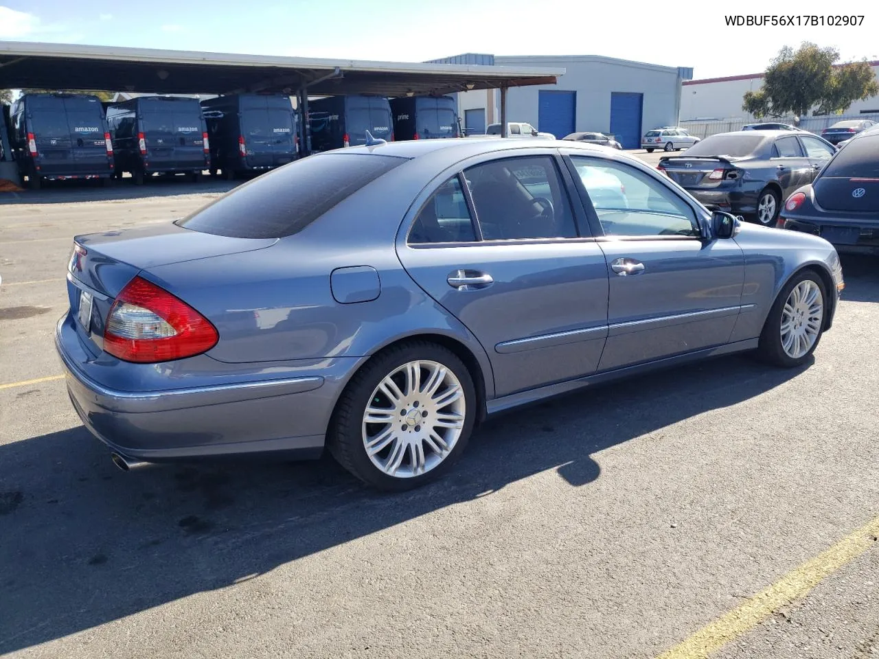 2007 Mercedes-Benz E 350 VIN: WDBUF56X17B102907 Lot: 75059134