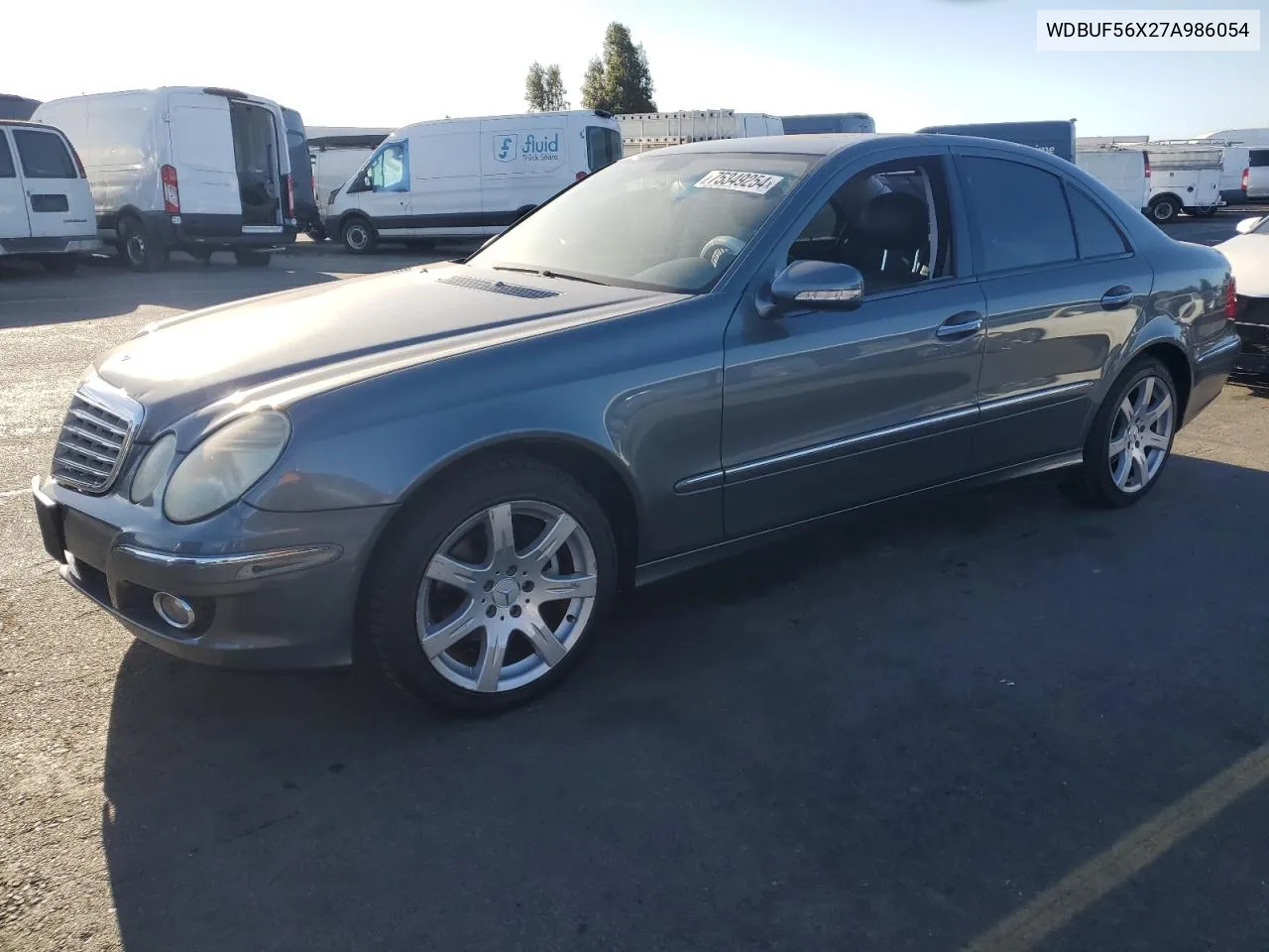 2007 Mercedes-Benz E 350 VIN: WDBUF56X27A986054 Lot: 75349254