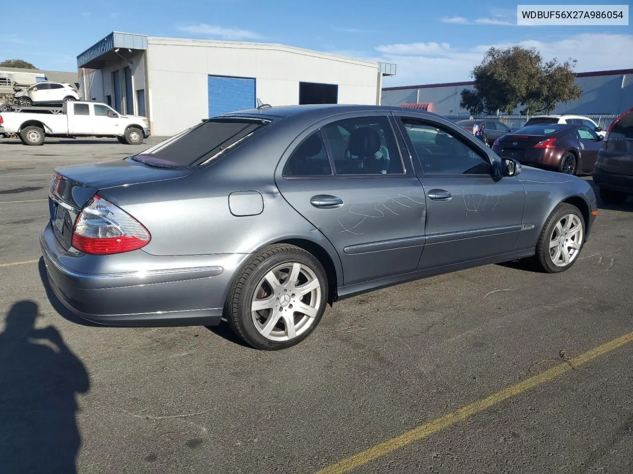 2007 Mercedes-Benz E 350 VIN: WDBUF56X27A986054 Lot: 75349254