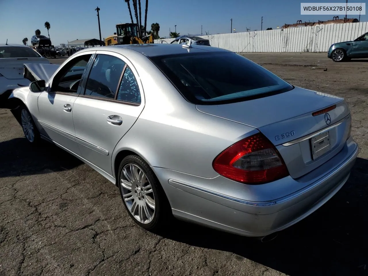 2007 Mercedes-Benz E 350 VIN: WDBUF56X27B150108 Lot: 75353784