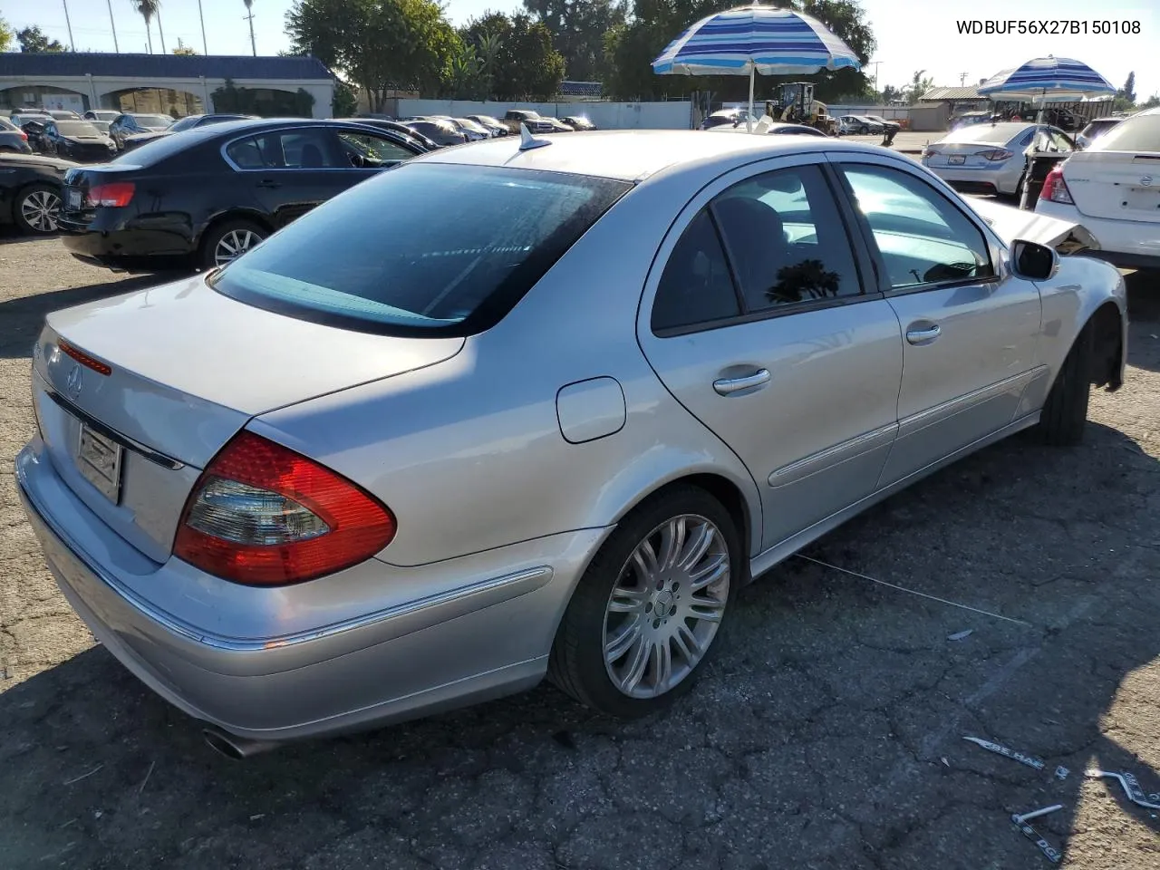 2007 Mercedes-Benz E 350 VIN: WDBUF56X27B150108 Lot: 75353784