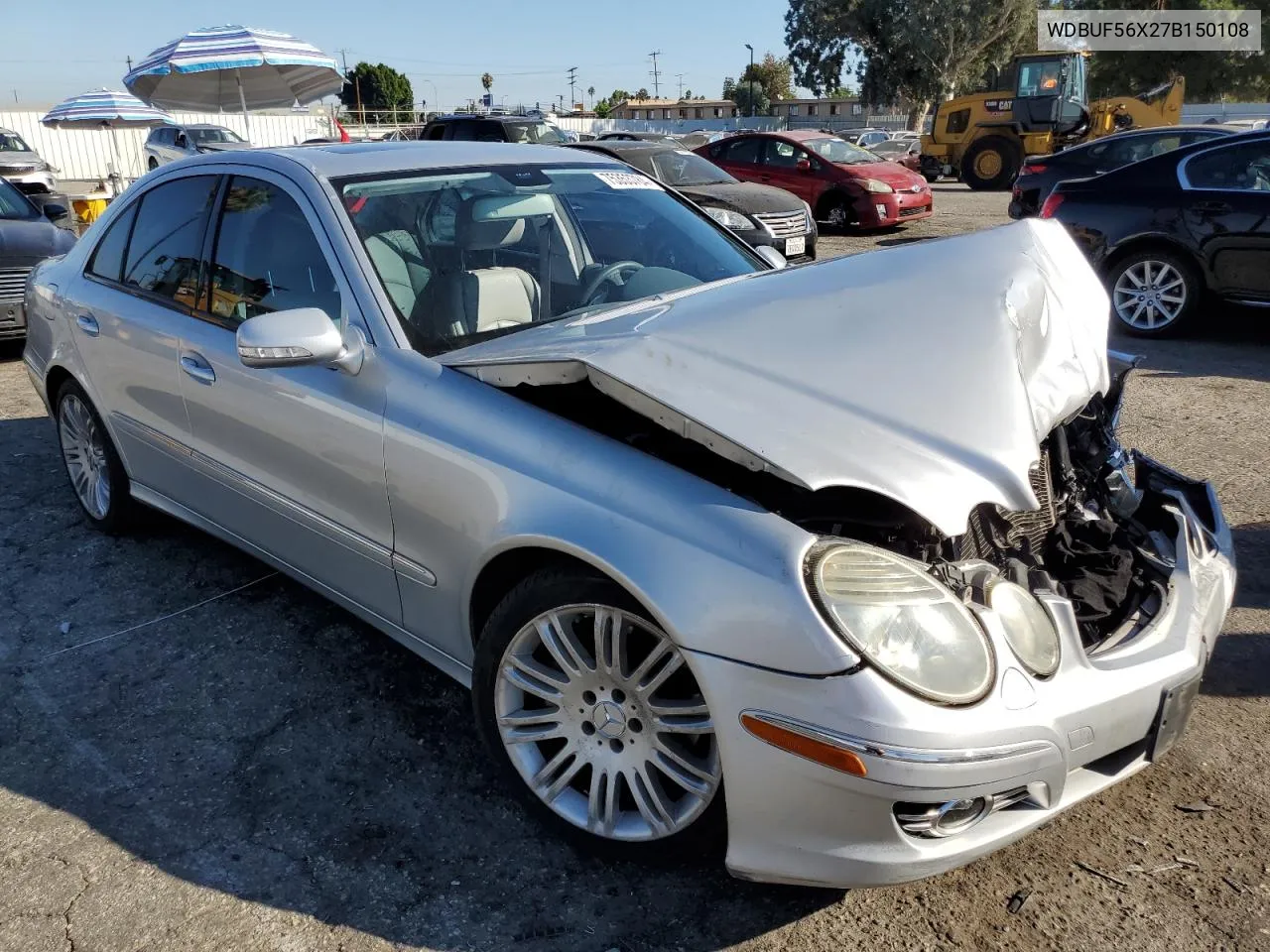 2007 Mercedes-Benz E 350 VIN: WDBUF56X27B150108 Lot: 75353784