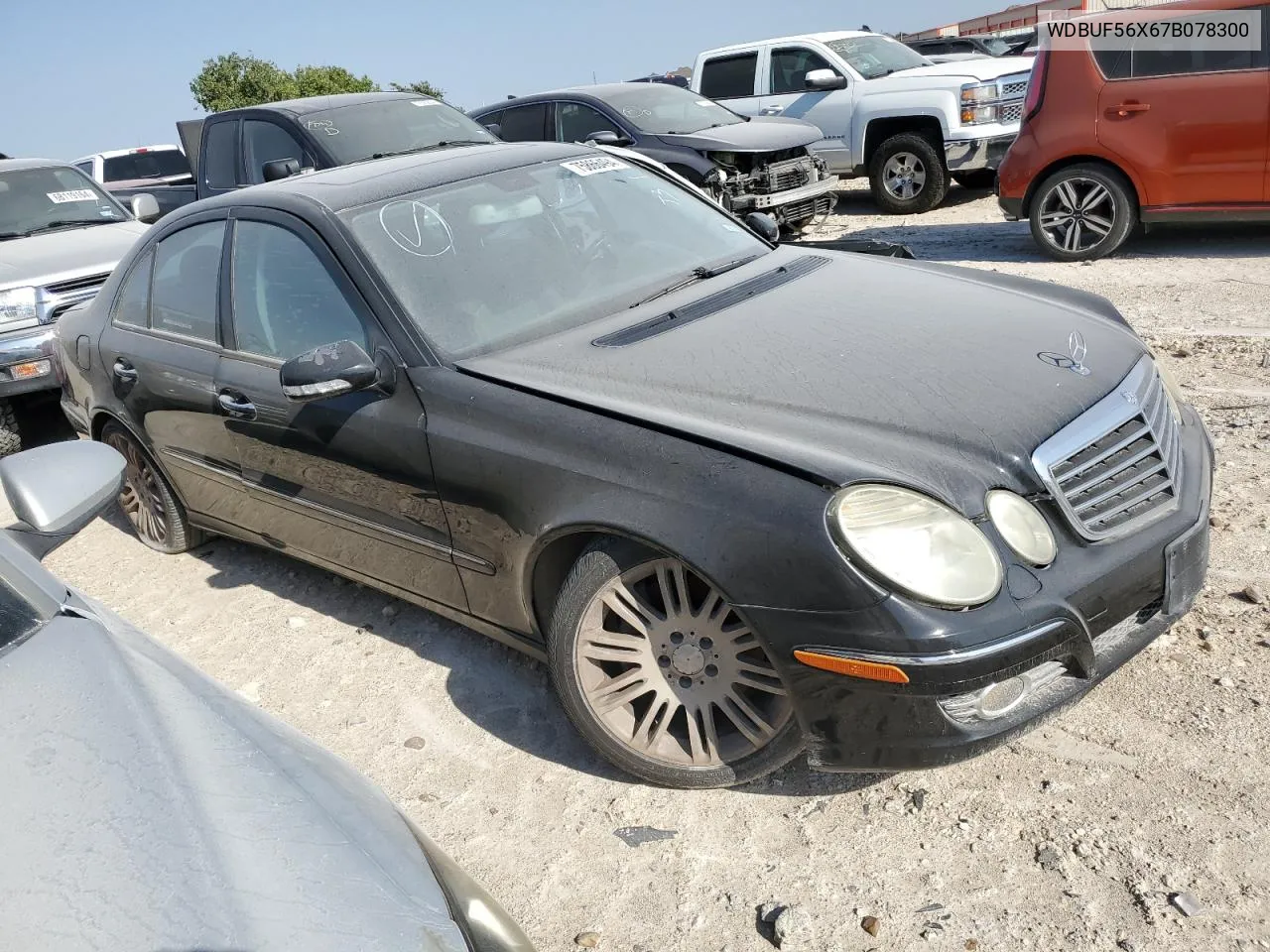 2007 Mercedes-Benz E 350 VIN: WDBUF56X67B078300 Lot: 75866494