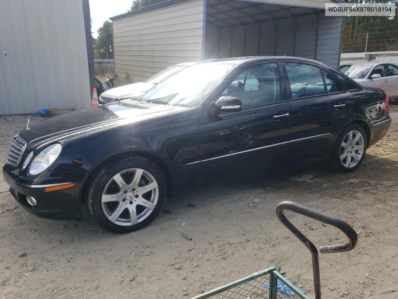 2007 Mercedes-Benz E 350 VIN: WDBUF56X87B018194 Lot: 76569124