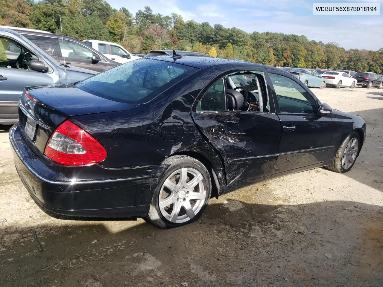 2007 Mercedes-Benz E 350 VIN: WDBUF56X87B018194 Lot: 76569124