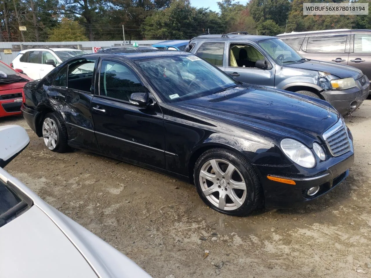 2007 Mercedes-Benz E 350 VIN: WDBUF56X87B018194 Lot: 76569124