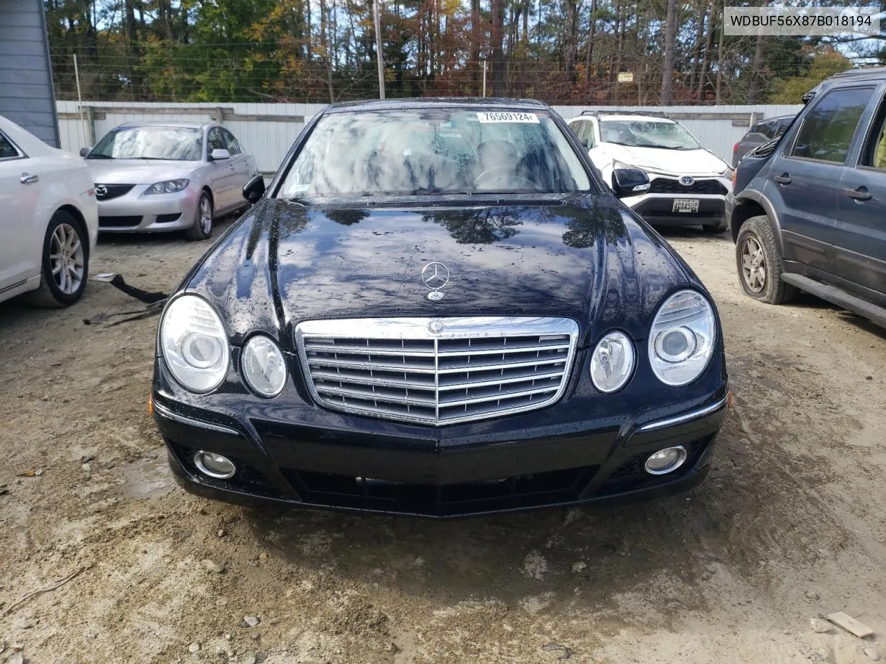 2007 Mercedes-Benz E 350 VIN: WDBUF56X87B018194 Lot: 76569124